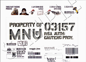 The Art of District stencil 